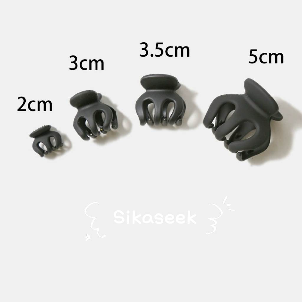黑色高馬尾章魚爪夾 ( 多尺寸 )