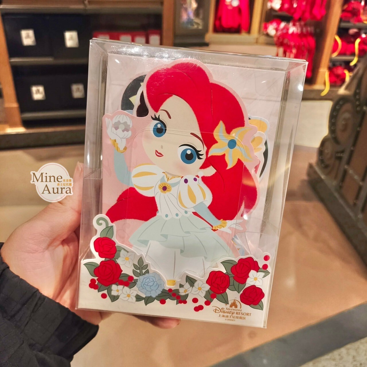 Q版 萌萌 公主系列 Princess Line 公主集合 造型 筆記本 記事本 5入組 -上海迪士尼樂園