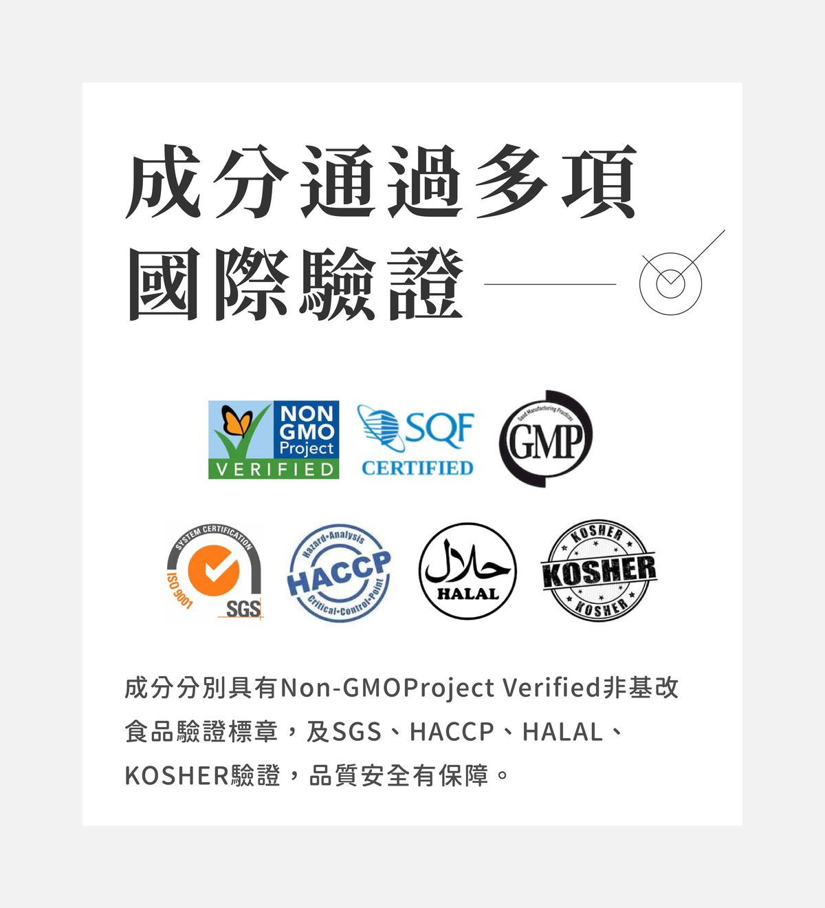 健康設計家 B群成分通過多項國際驗證