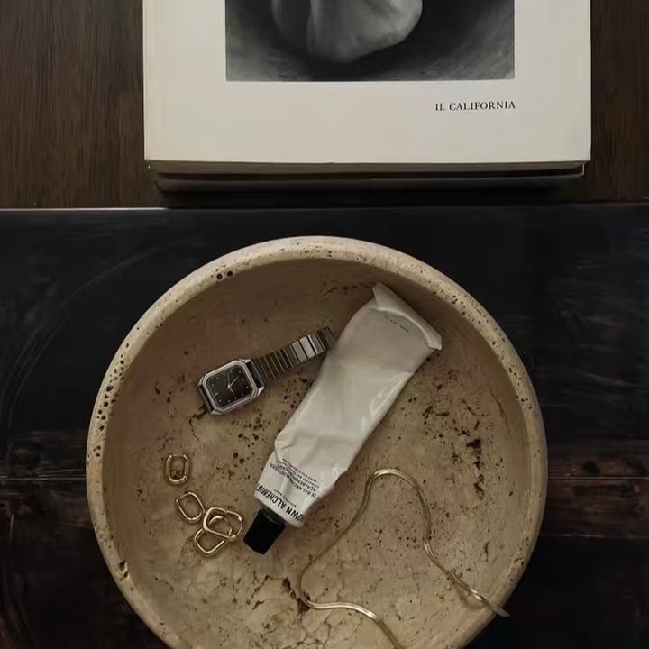 【現貨】WABI SABI 宅寂風大理石 首飾收納槃 WSMARB