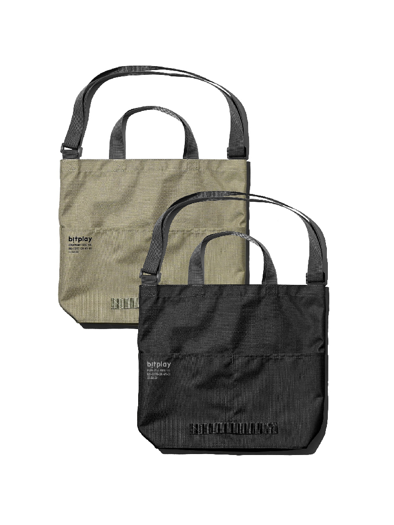 bitplay | Everyday Tote 防潑水日常托特包 黑/沙【bitplay官方授權經銷】