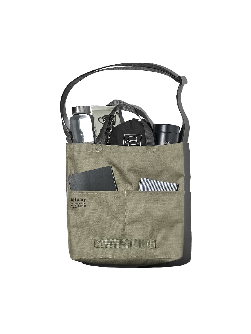 bitplay | Everyday Tote 防潑水日常托特包 黑/沙【bitplay官方授權經銷】