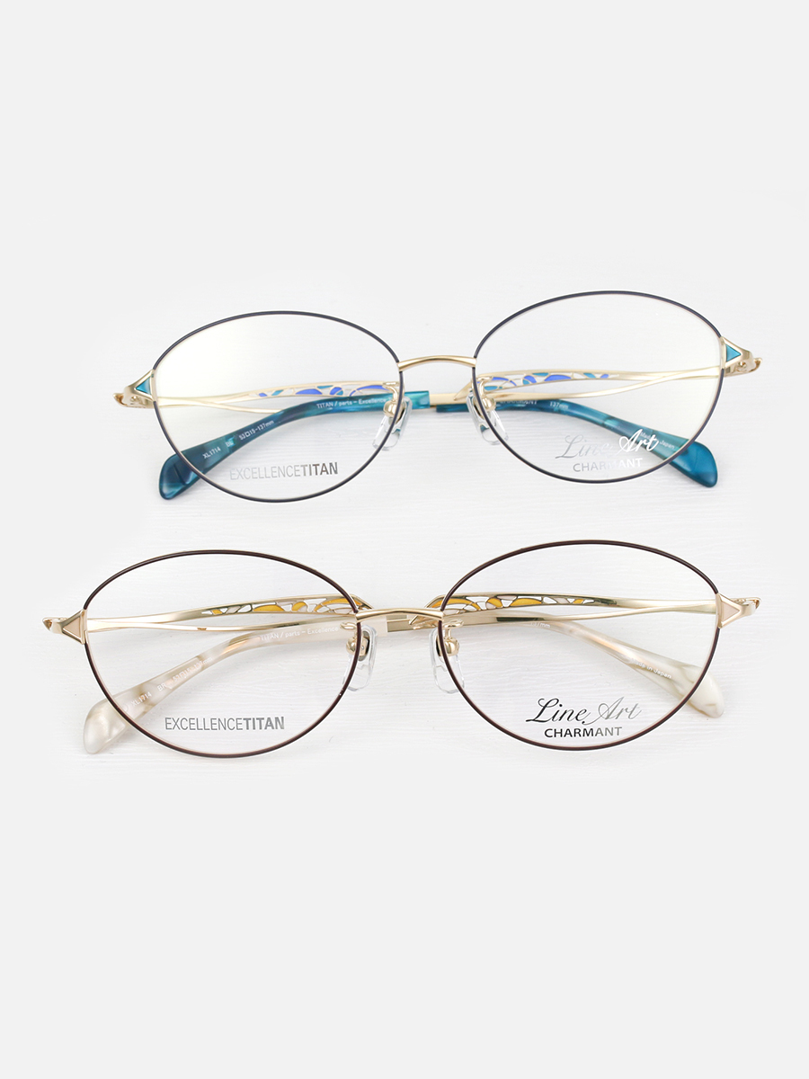 Charmant LineArt Brillante系列小臉復古圓框女款眼鏡XL1714｜幸子眼鏡