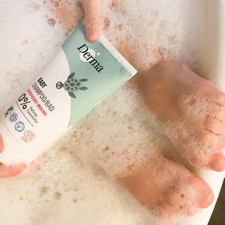 Derma德瑪寶寶有機水嫩洗髮沐浴露