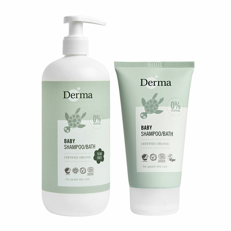 Derma德瑪寶寶有機水嫩洗髮沐浴露