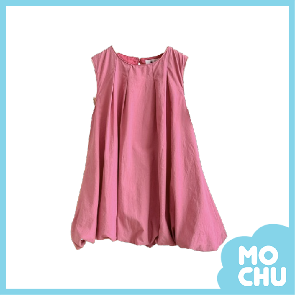 素面燈籠澎澎連衣裙(三色）