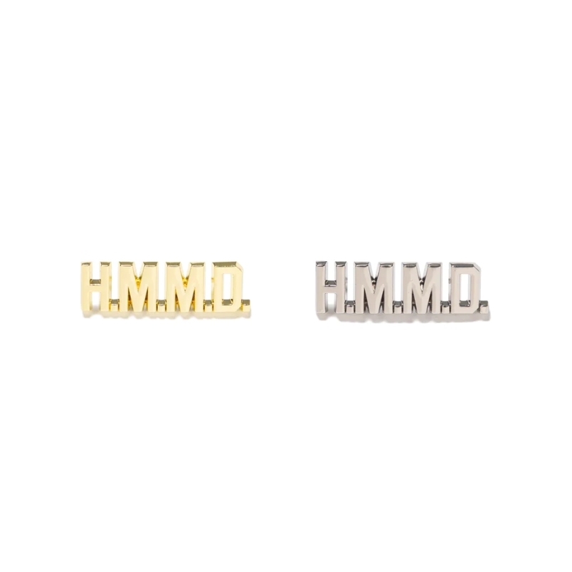 HUMAN MADE HMMD H.M.M.D. HM LOGO PINS 縮寫 logo 別針 金銀