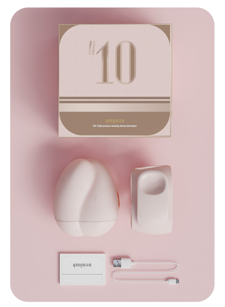 輕喃 qingnan #10 腿部壓力感應吸吮震動按摩器