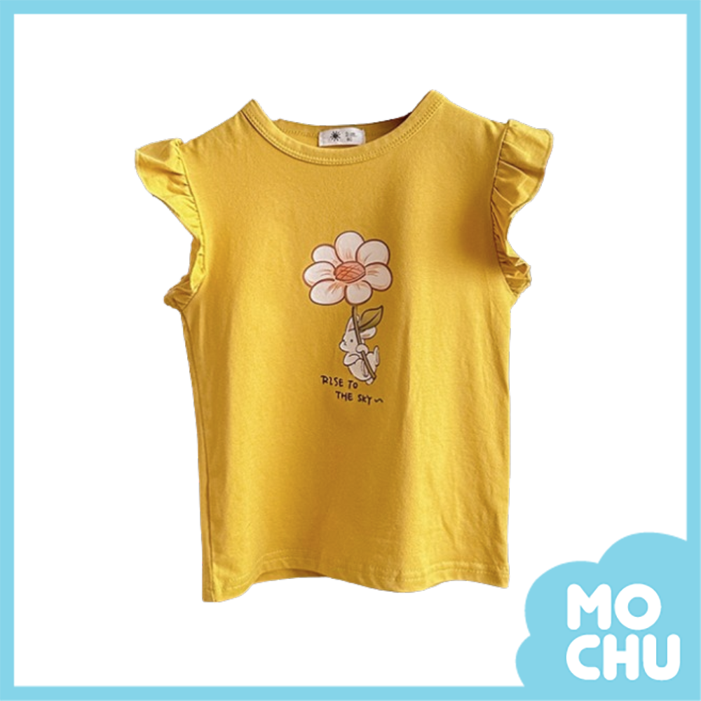 抱花兔飛袖上衣