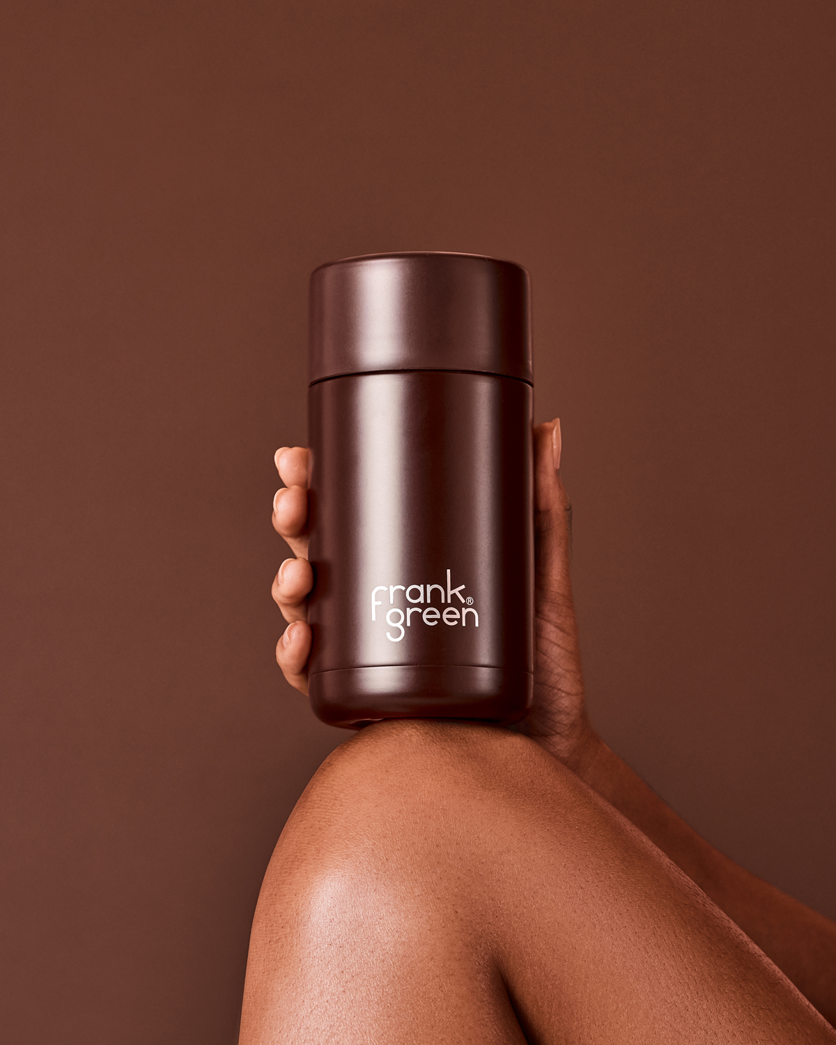 Limited Edition Colour Ceramic Reusable Cup - Chocolate - 12oz / 355ml| FRANK GREEN