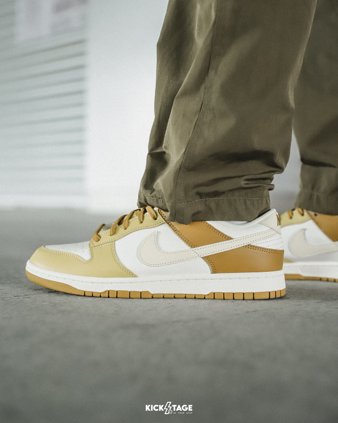 男鞋 NIKE DUNK LOW RETRO 'bronzine' 夕陽黃 皮革 復古 經典 運動 休閒鞋【FZ4042-716】