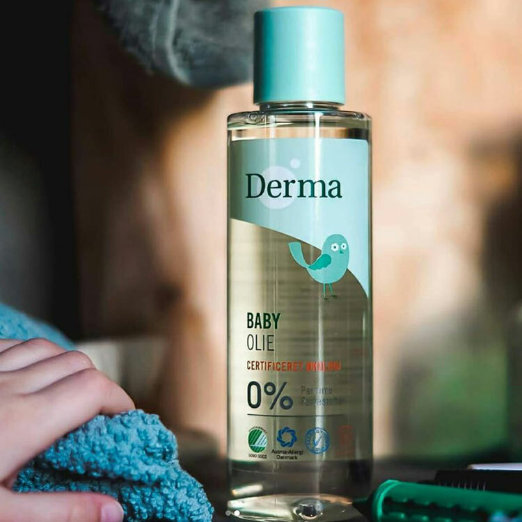 Derma德瑪寶寶有機按摩浴油150ml