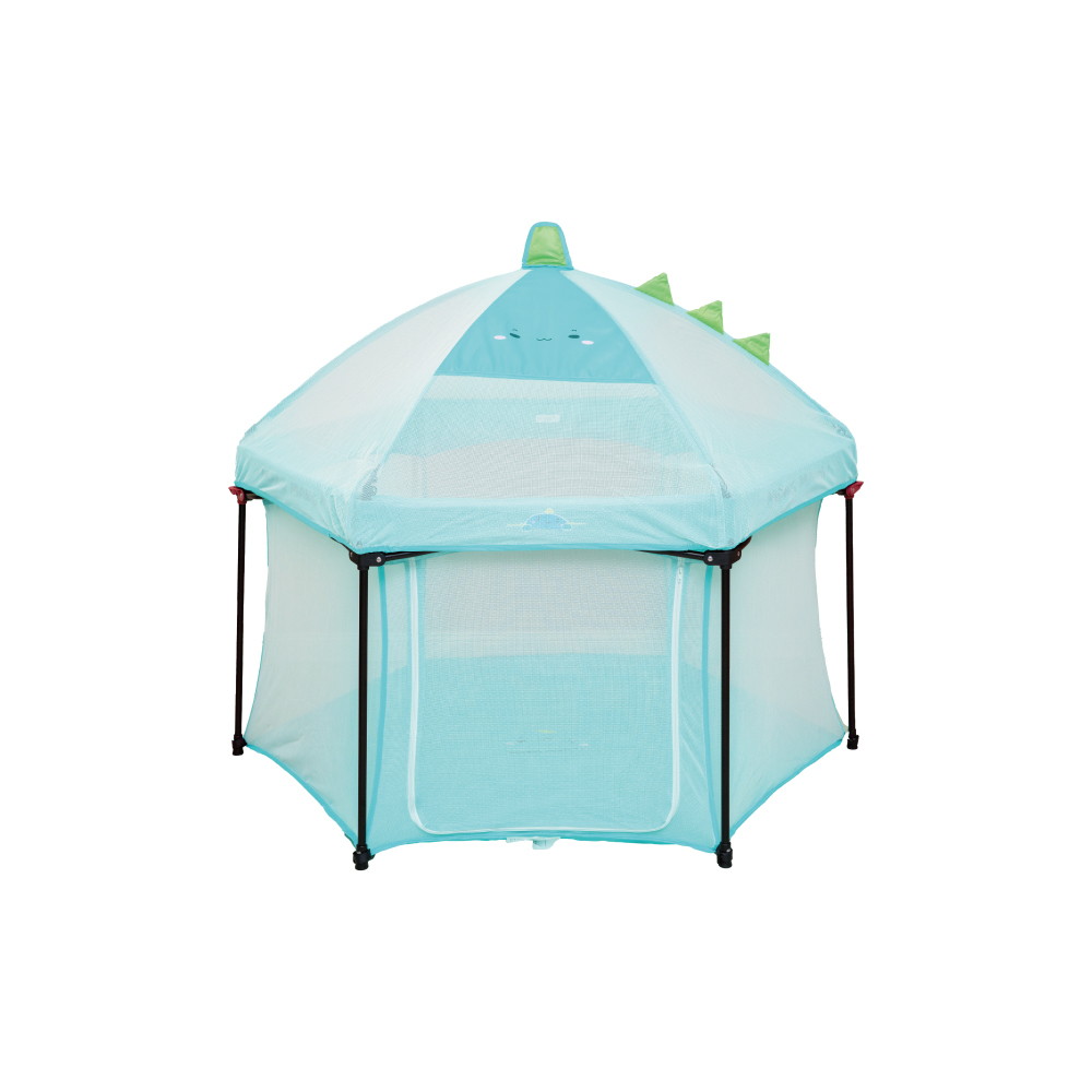 兒童遊戲造型圍欄-防蚊豪華版(恐龍)