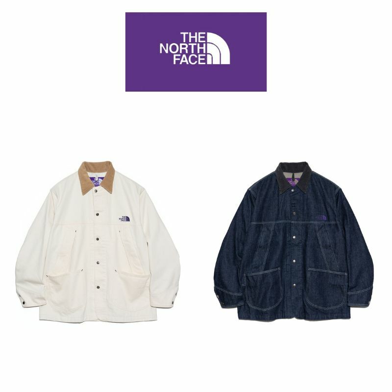 The north face 牛仔夾克  北臉 日本紫標
