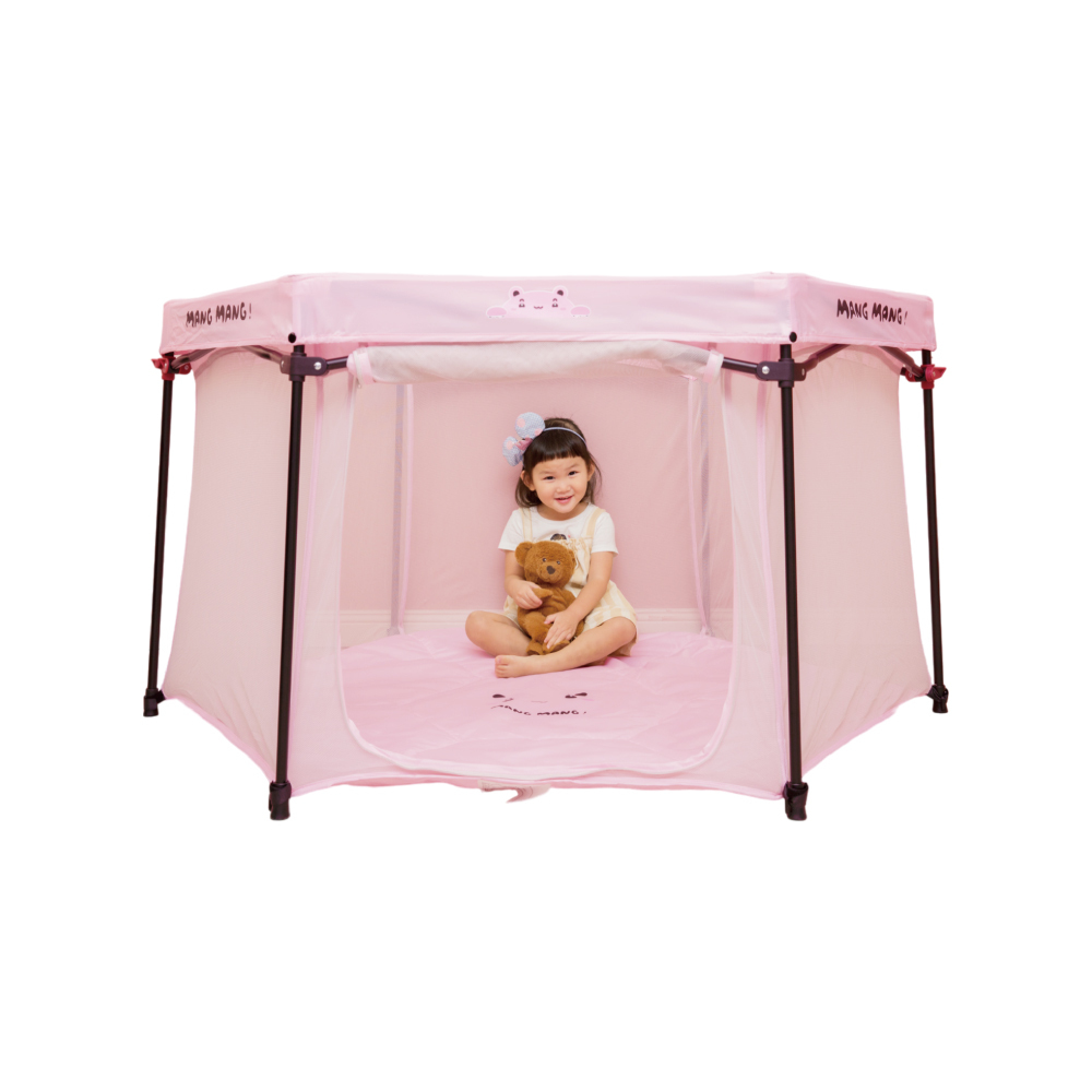 兒童遊戲造型圍欄-輕鬆攜帶版(小熊)