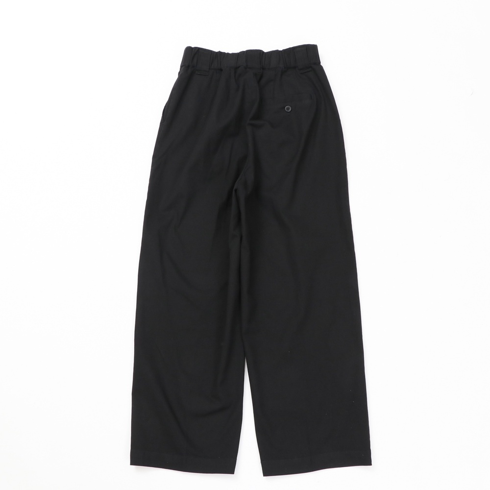 女款- CASUAL水洗工裝直筒長褲-黑色（CW-Z206-090）