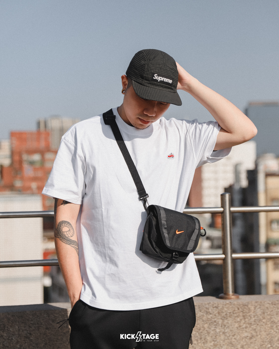 NIKE HIKE WAISTPACK 三用 隨身小包 黑橘 灰綠 機能 透氣 運動 休閒 斜背 腰包【DJ9681】