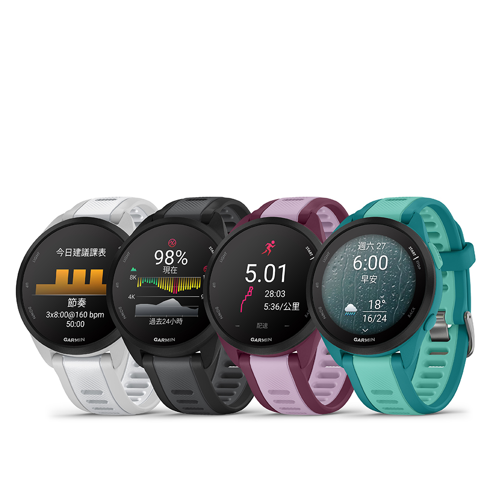 【GARMIN】Forerunner 165 Music GPS腕式心率跑錶