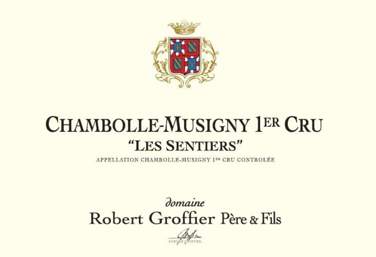 Robert Groffier Chambolle Musigny 1er Les Sentiers 2015 (V93)