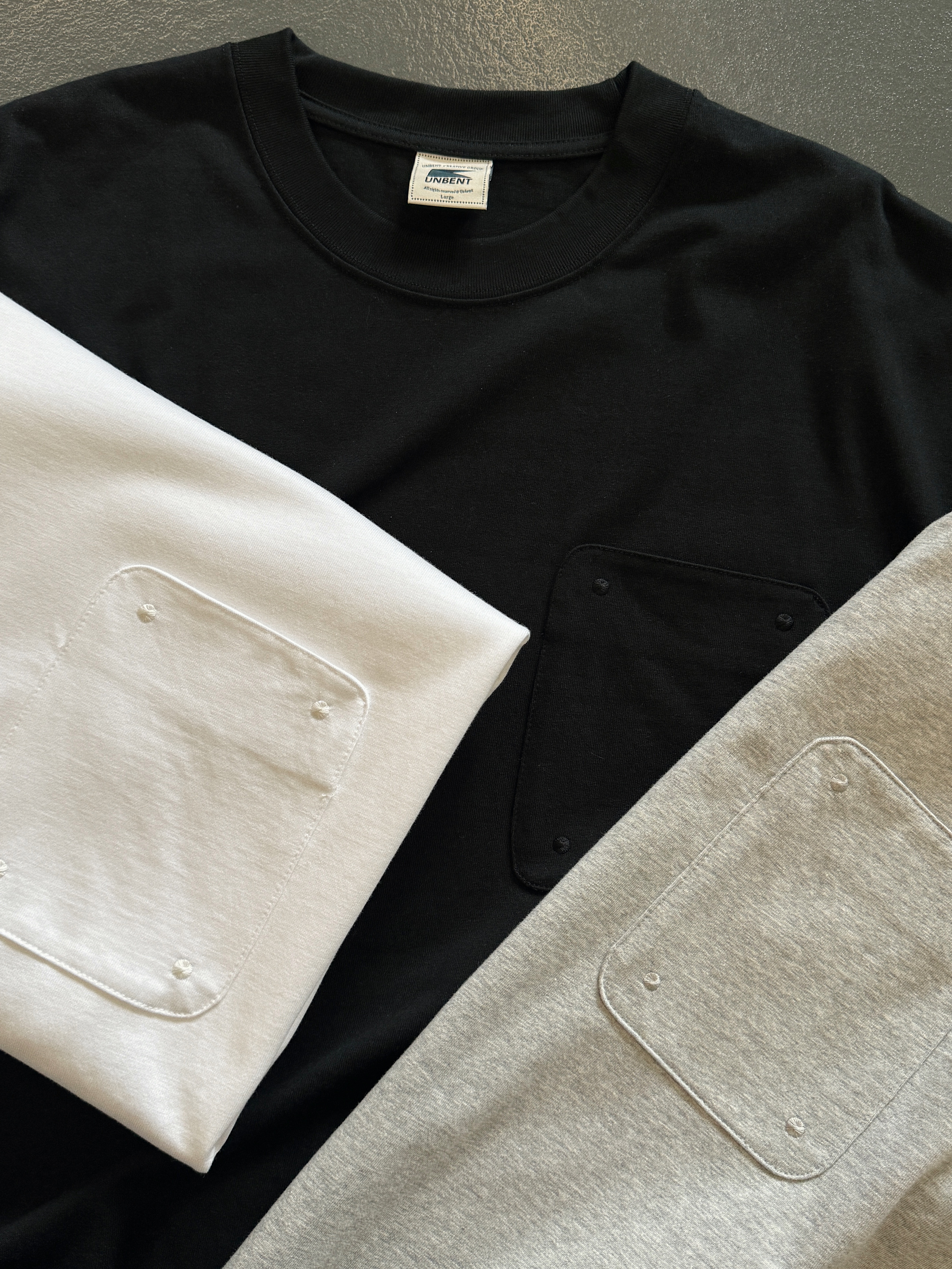 Unbent 24 s/s basic pocket 四點口袋Tee