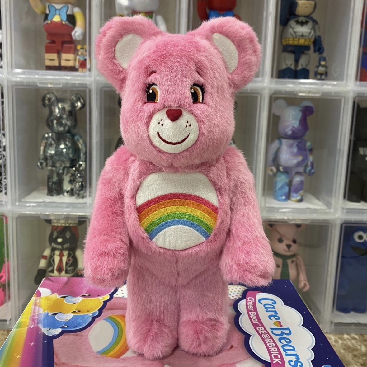 BE@RBRICK CAREBEARS CHEER BEAR 彩虹熊 庫柏力克熊 代購