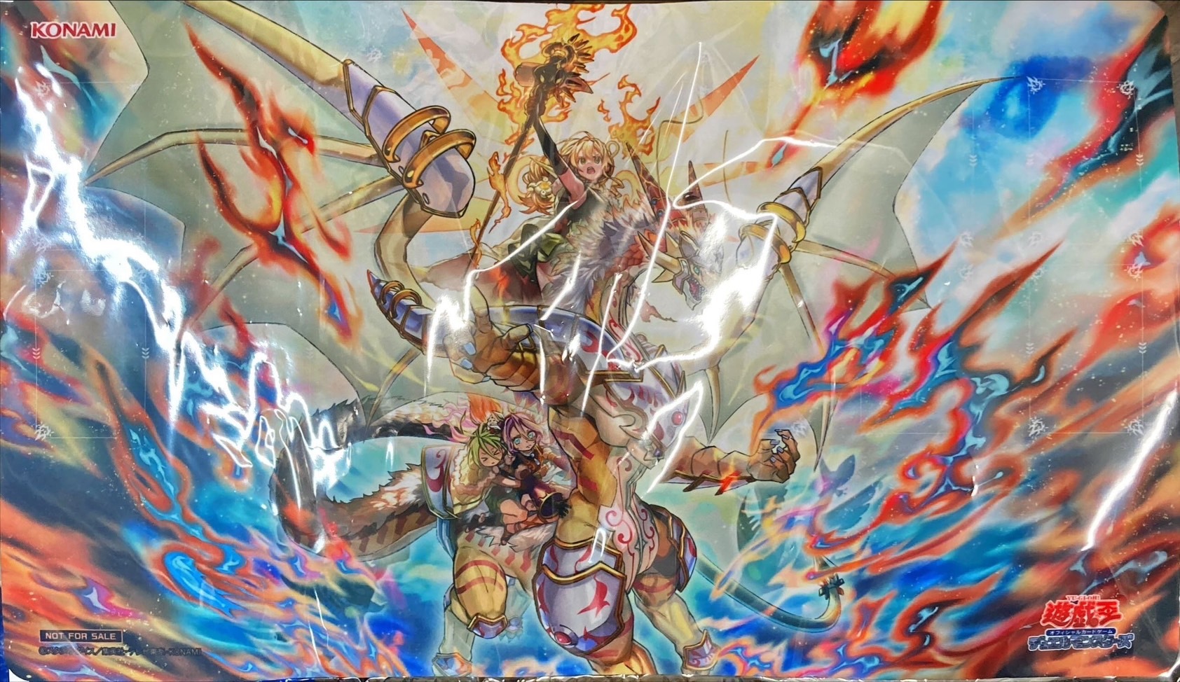 遊戲王卡墊-聖霊獣騎レイラウタリ(遊戯王の日)