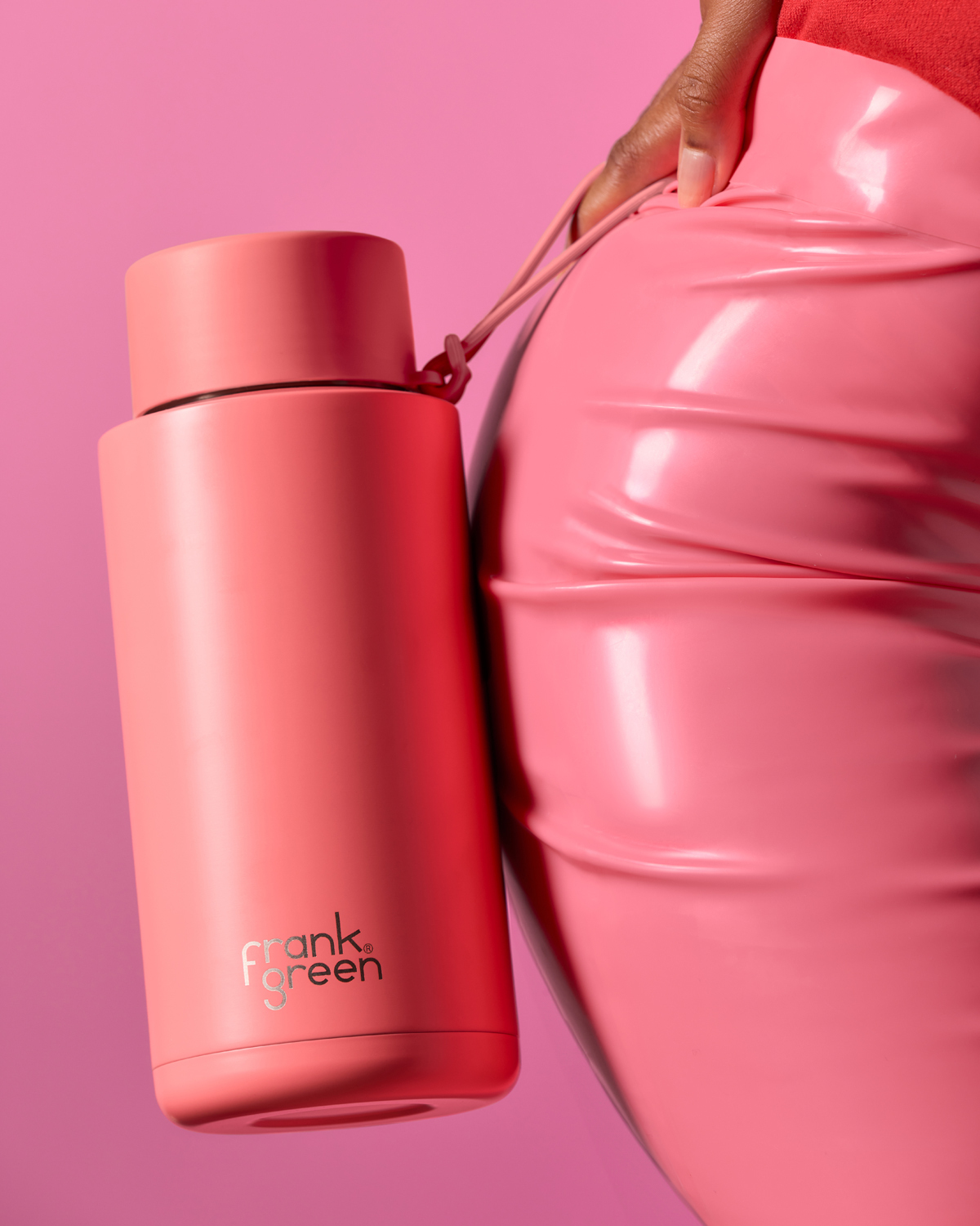 Limited Edition Ceramic Reusable Bottle - Sweet Peach - 34oz / 1,000ml | FRANK GREEN