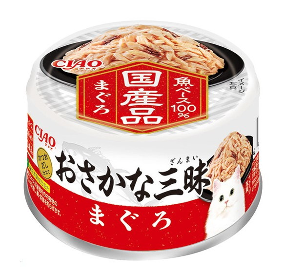 CIAO Cat Canned Food．Luxury Canned Tuna 60g #CC-86