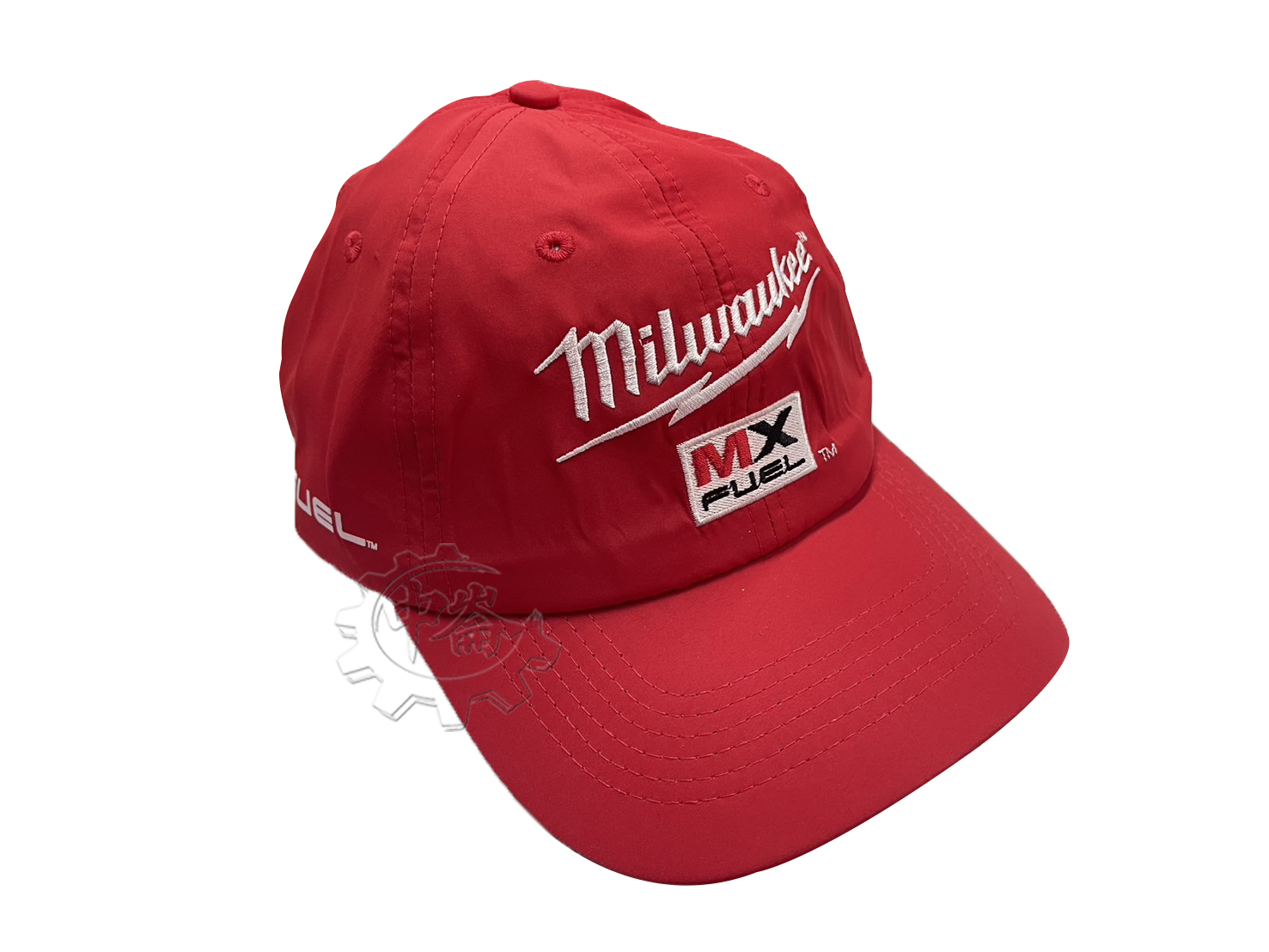 ＊中崙五金【附發票】Milwaukee 美沃奇 紅色棒球帽 帽子100%聚酯纖維(Polyester)材質 透氣 舒適