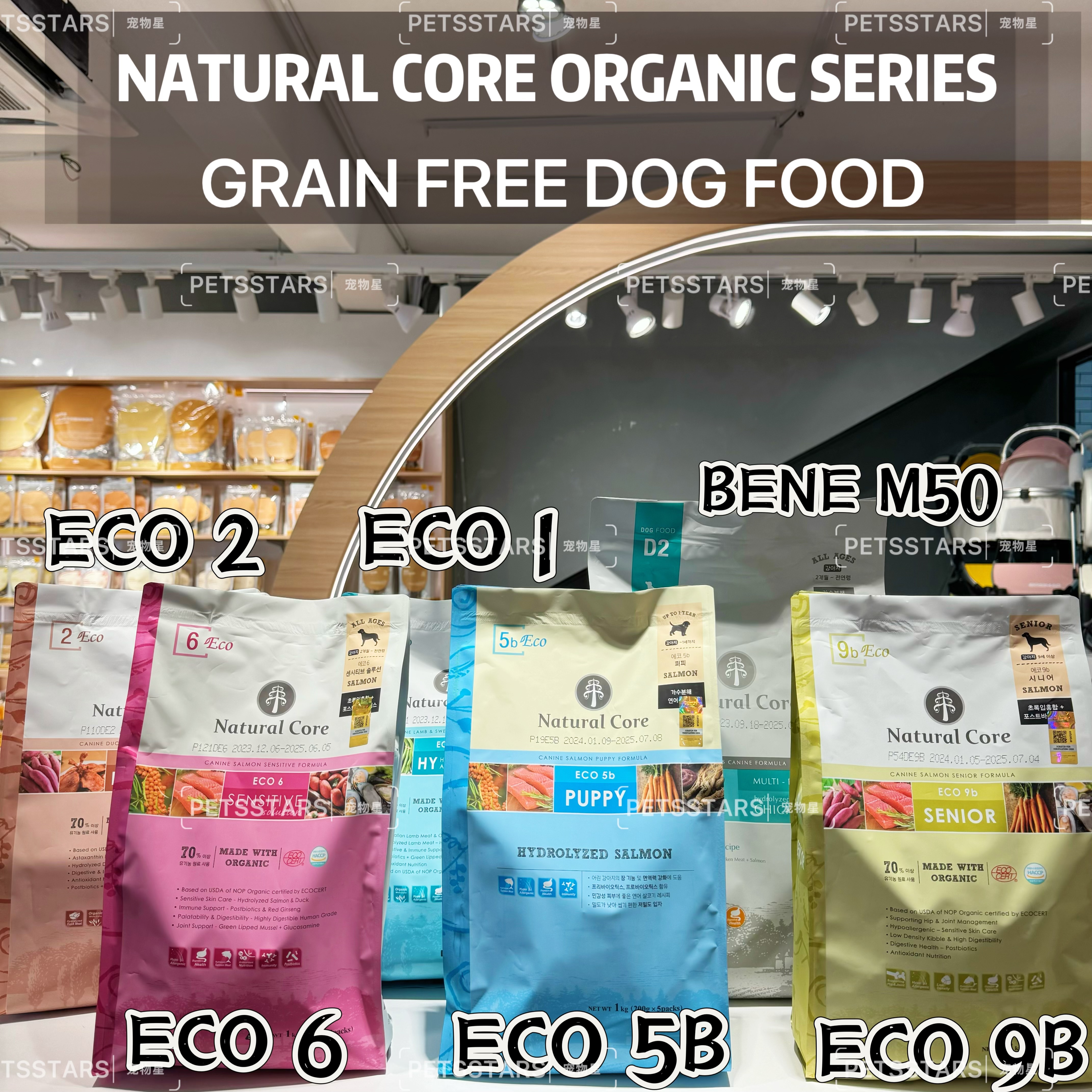 Natural Core Organic Dog Food 1KG