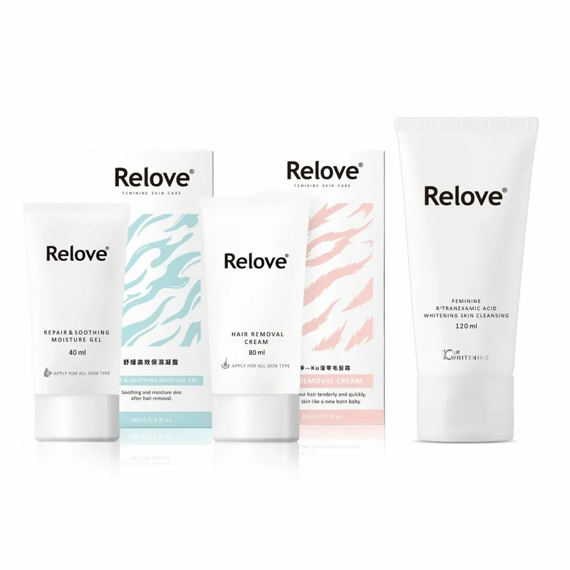 【高CP超值組】Relove 脫毛保濕護理+私密清潔組合
