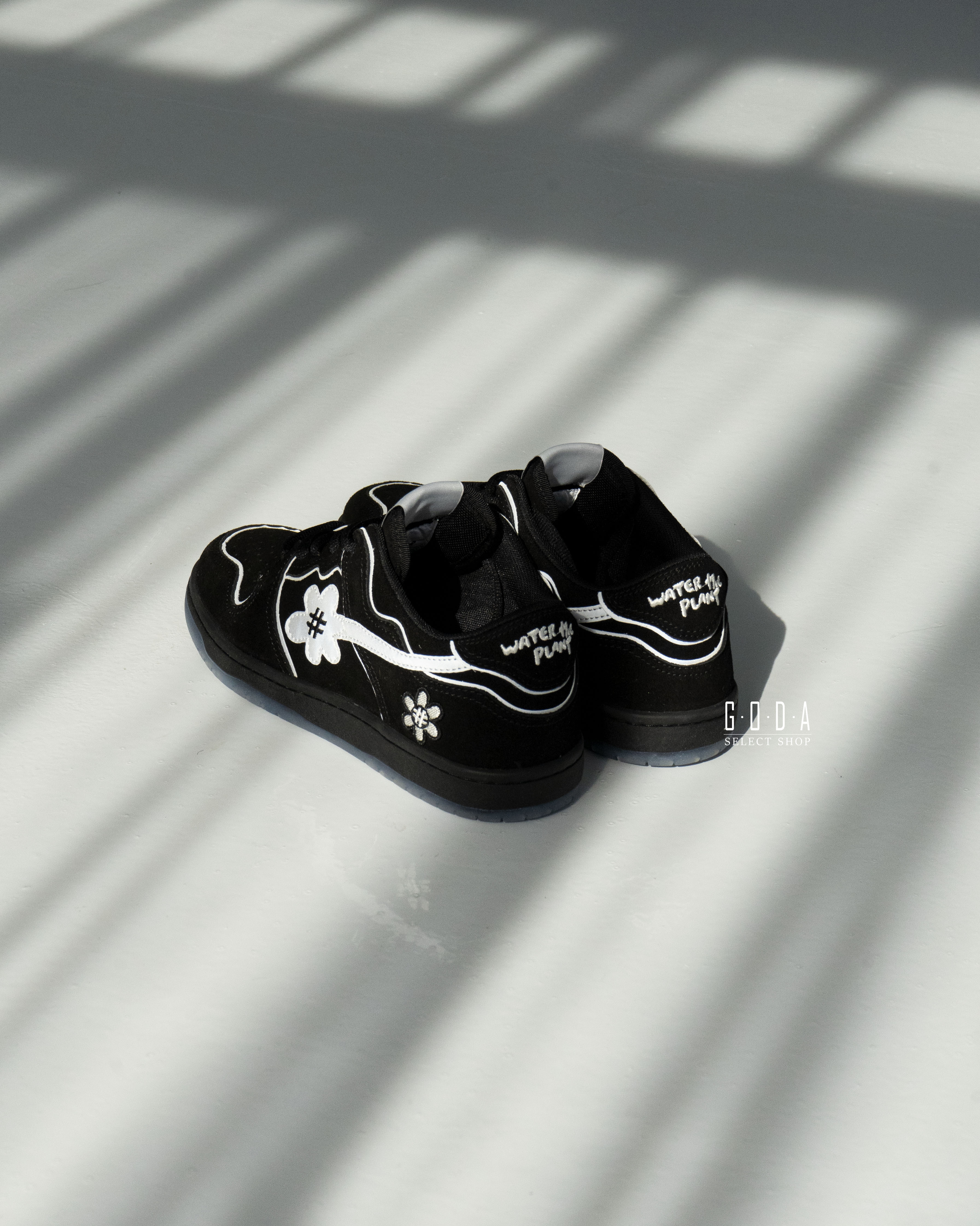 (新晉日本潮流單位) Water The Plant Wtp Black Mamba Kicks 黑白反光 花花圖案 男女尺寸