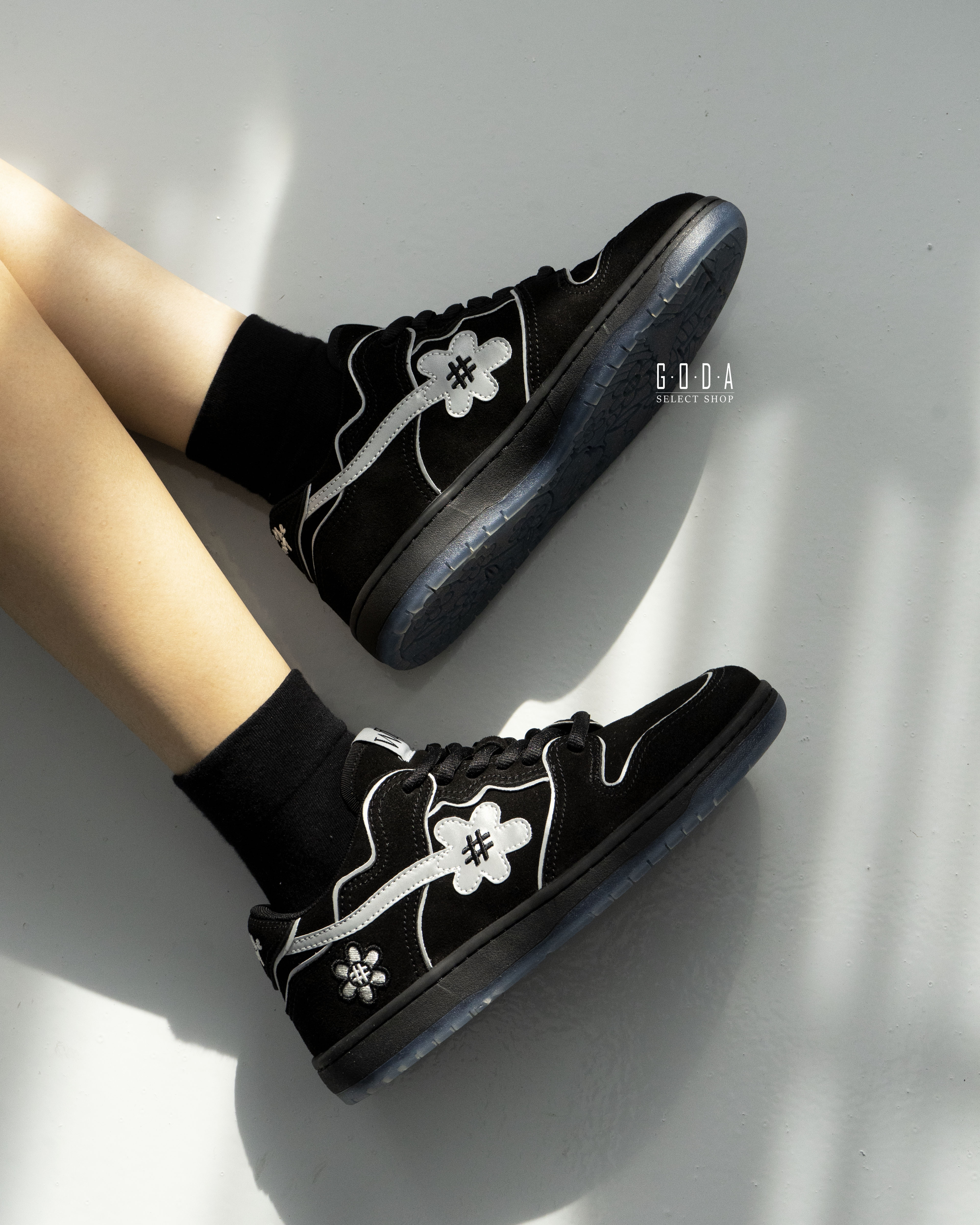 (新晉日本潮流單位) Water The Plant Wtp Black Mamba Kicks 黑白反光 花花圖案 男女尺寸