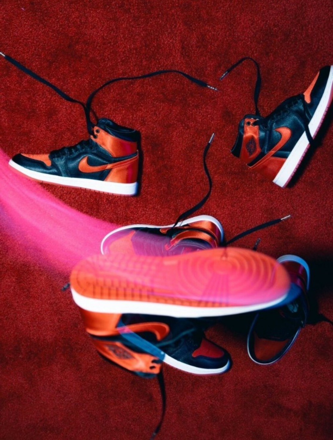 Air Jordan 1 Retro High OG 紅黑絲綢 FD4810-061