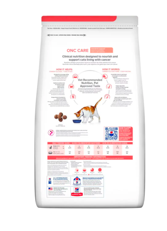 Hill's - 處方食品貓用腫瘤照護配方乾糧  (7磅)