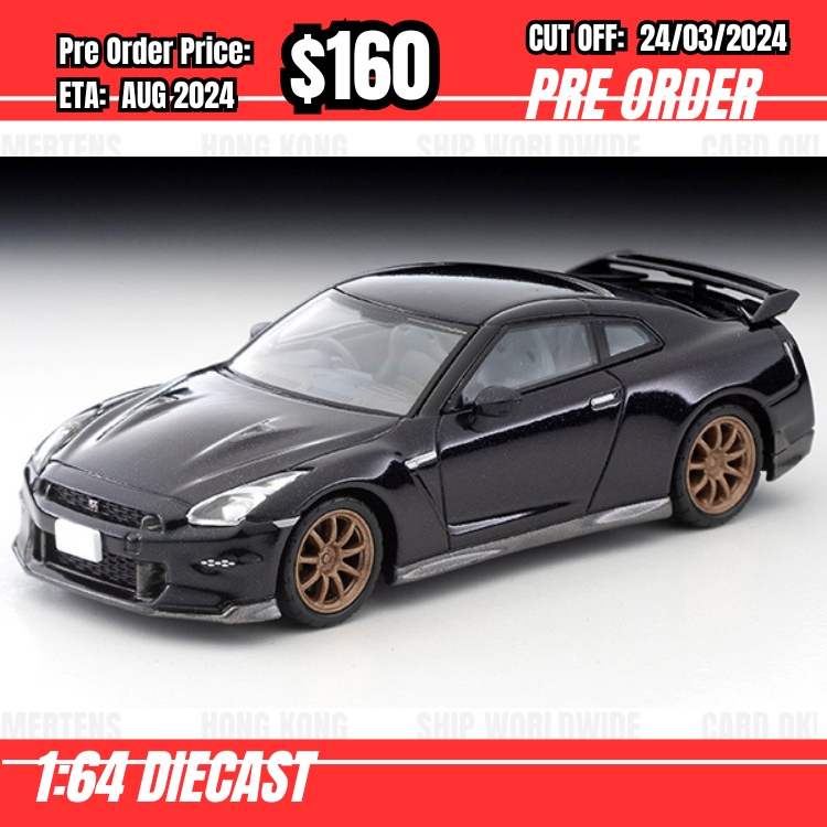 RS-$160 * Tomytec * 1:64 LV-N316b NISSAN GT-R Premium Edition T-spec 2024 Midnight Purple [OD14/03]