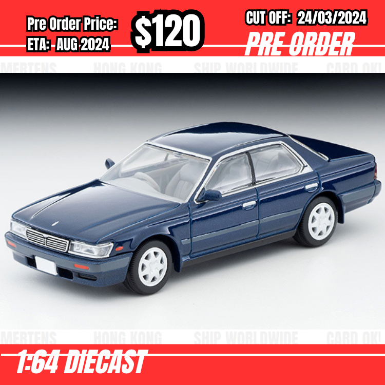RS-$120 * Tomytec * 1:64 LV-N259b LAUREL Medalist Navy Blue 1991 [OD14/03]