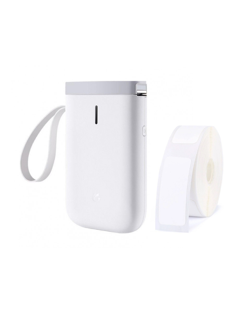 精臣 D11便攜式標籤打印機連標籤貼紙套裝  (打印機+標籤帶)