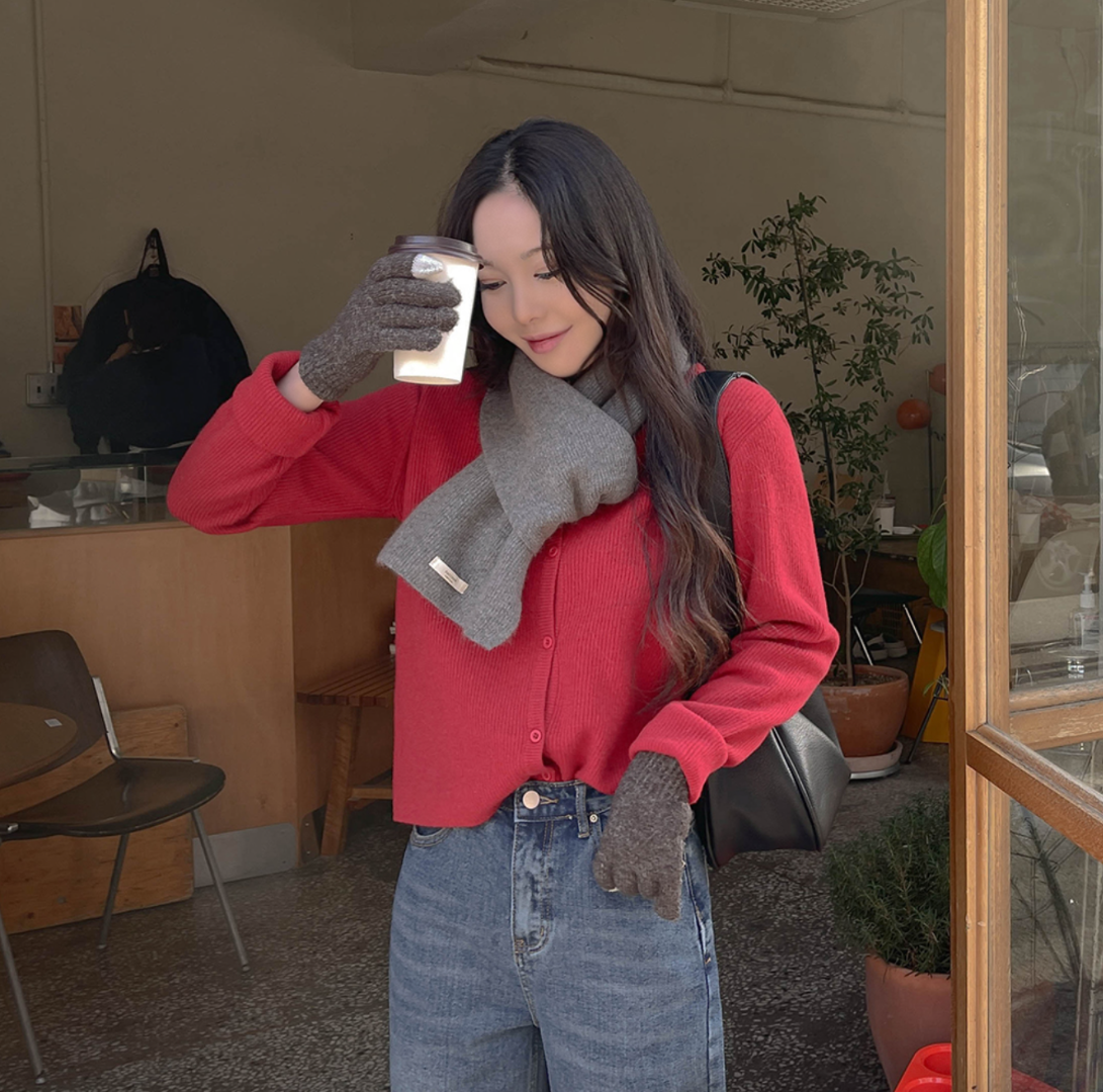 現貨｜日常豎紋針織開襟衫