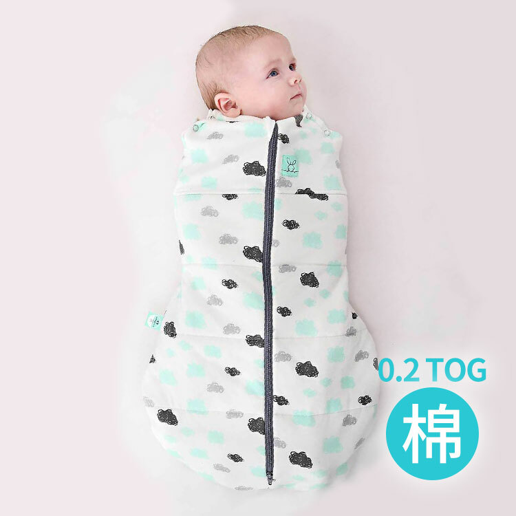 澳洲ergoPouch二合一舒眠防踢被包巾-有機棉系列(0.2tog薄款)