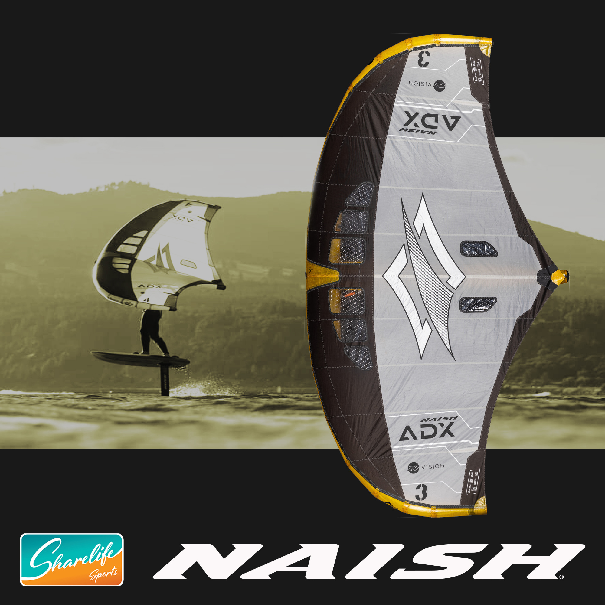 2024 Naish ADX NVision Wing Aluula