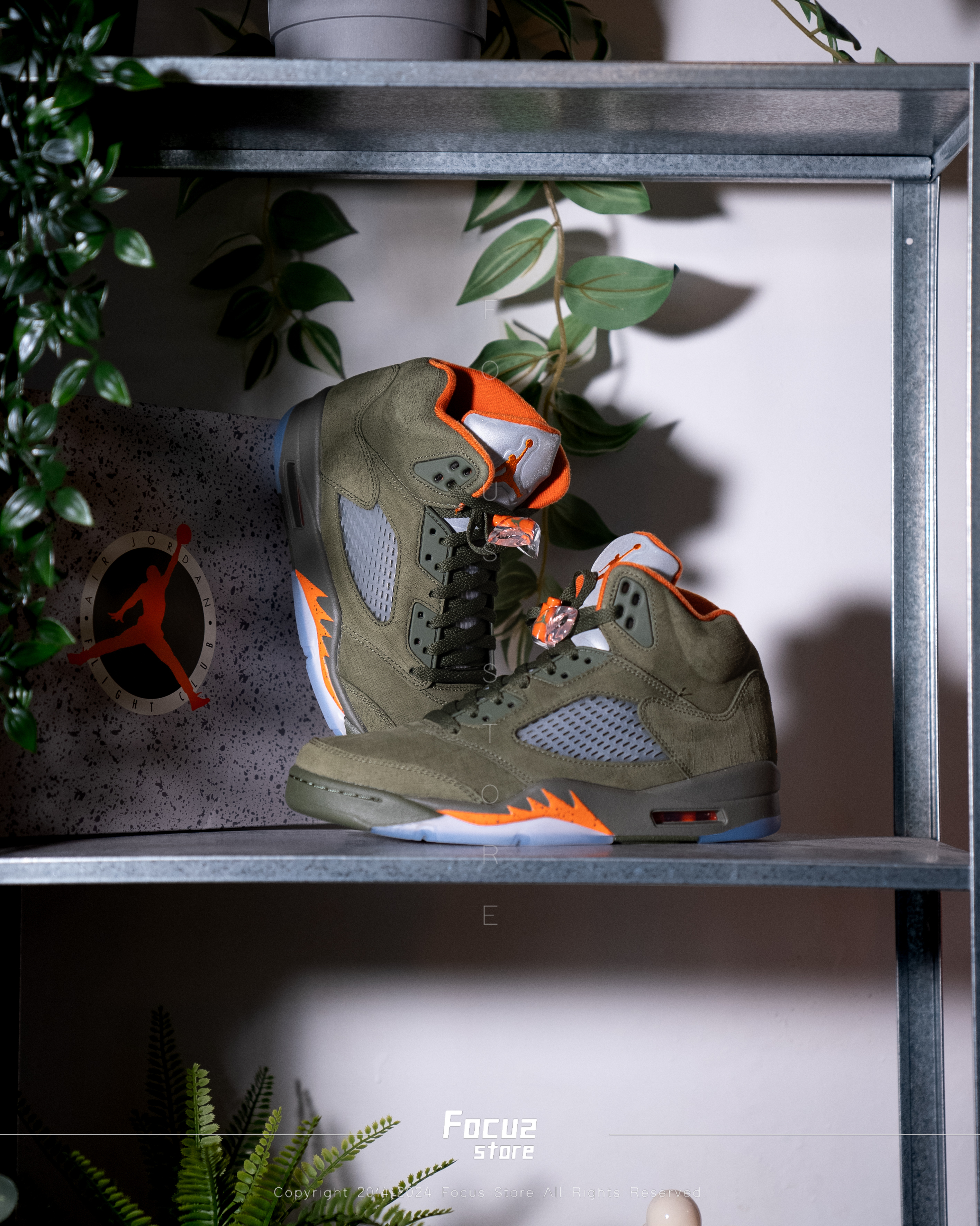 【Focus Store】現貨秒發 Nike Air Jordan 5 Retro "Olive" 2024ver. 橄欖綠 DD0587-308