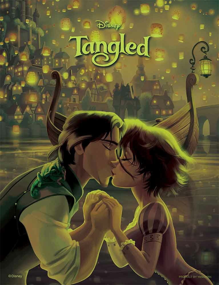 長髮公主-被夢的光芒照亮 (夜光) (迷你尺寸)