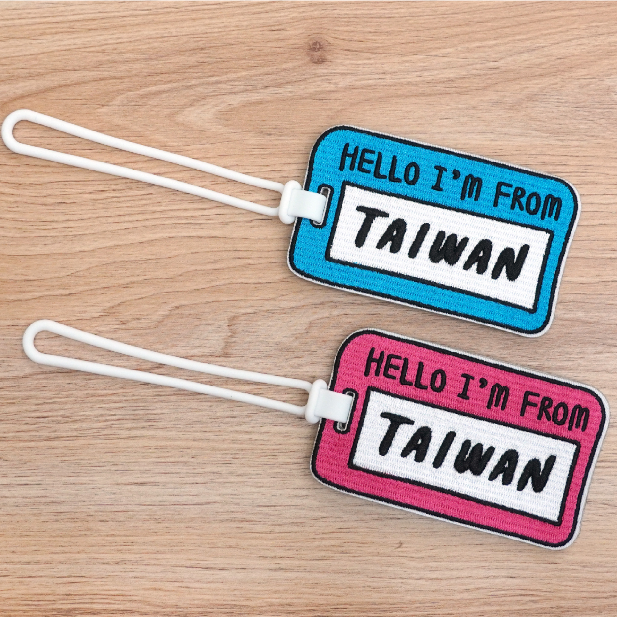 台灣刺繡行李吊牌