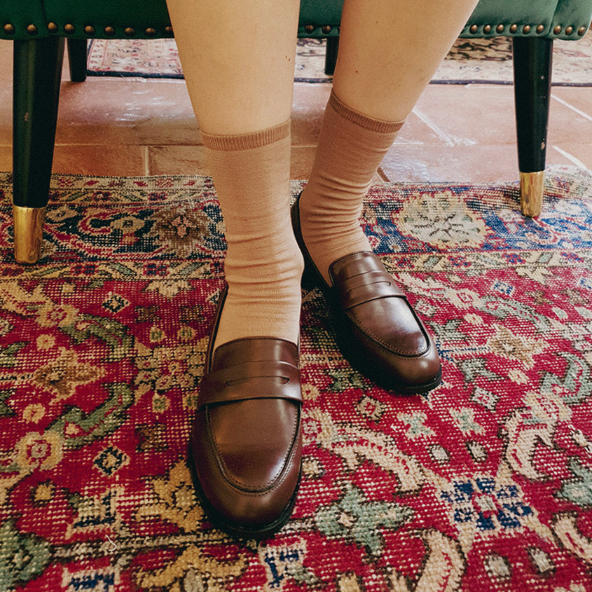 MACMOC Classic Daily Penny 樂福鞋3.5cm (純素皮革手工皮鞋)