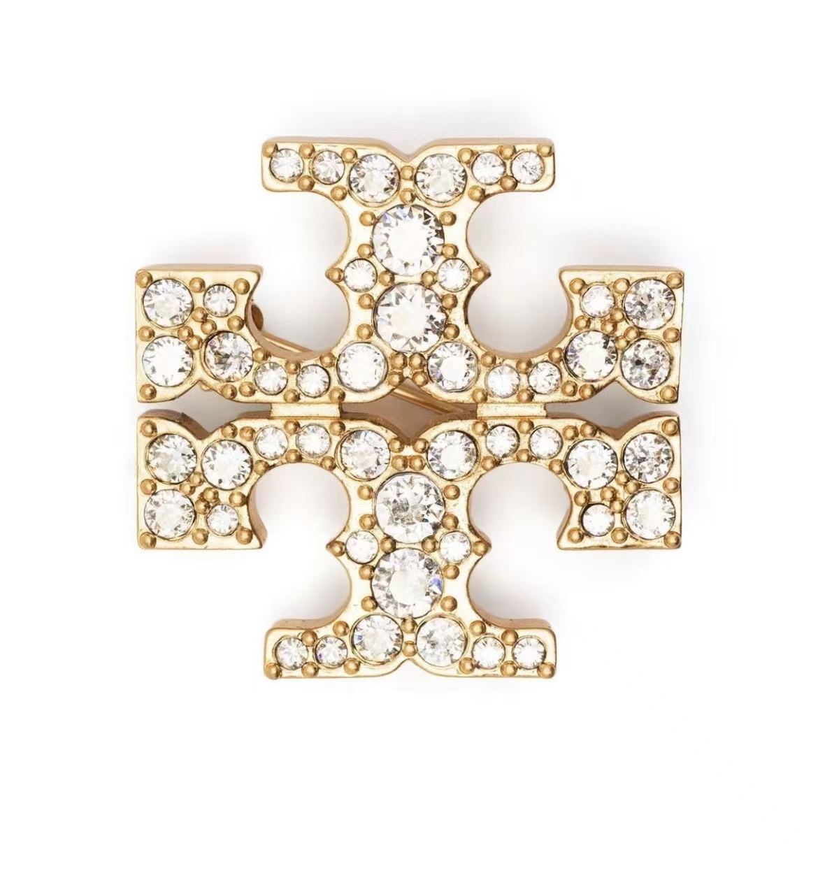 Tory Burch 水鑽胸針 -M