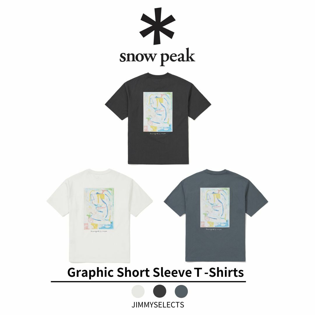 Snow Peak 雪諾必克 𝗫 𝗠𝗬 𝗤 聯名 限量 塗鴉 短袖 短T S24MUFTS77