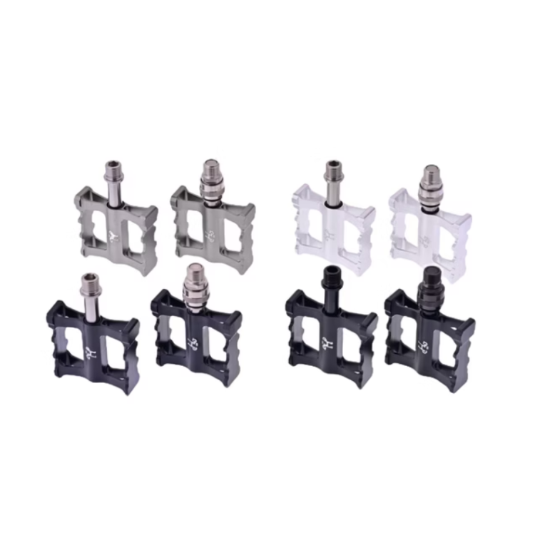 【H&H】 Pedal 鈦合金輕量 brompton 快拆踏板 - 黑色/銀色/灰色