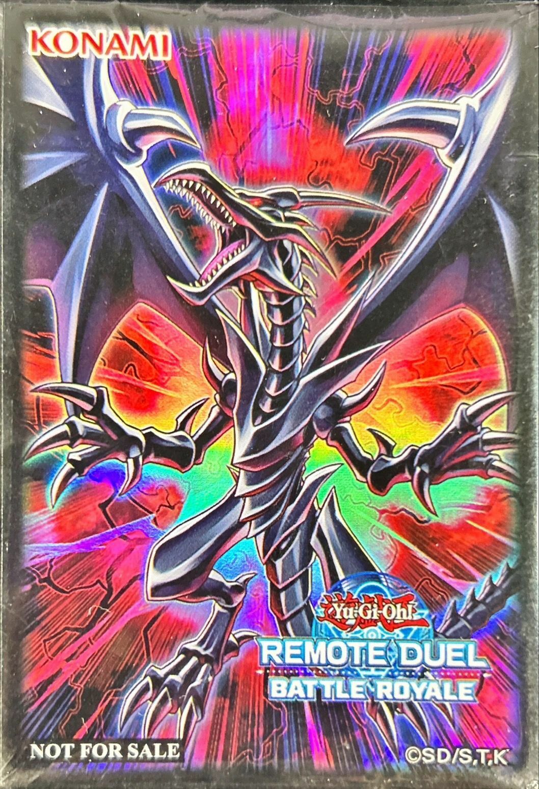 遊戲王卡套-真紅眼の黒竜(REMOTEDUELBATTLEROYALE)(35個)