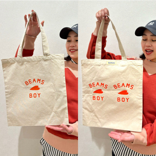 BEAMS BOY HEART LOGO BAG